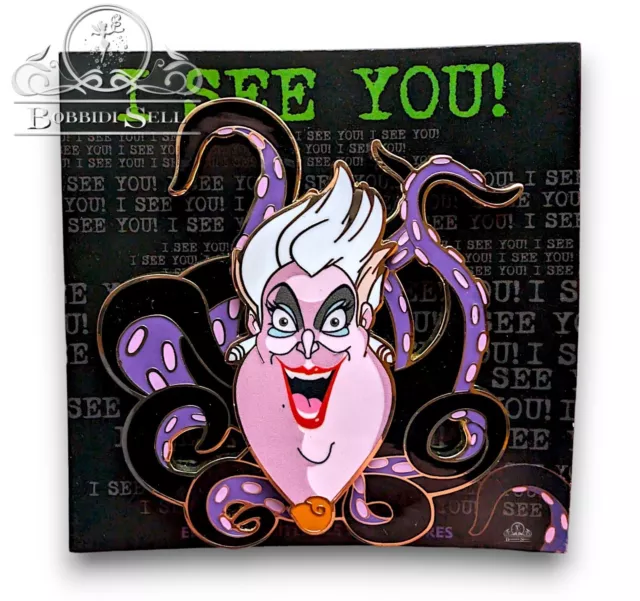 Pin Disney Ursula I SEE YOU Villains Pin Trading Event El425 Disneyland Paris