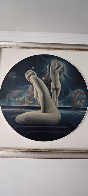 1972/73 Pasquale Picazio nudo astratto. Quadro erotico.