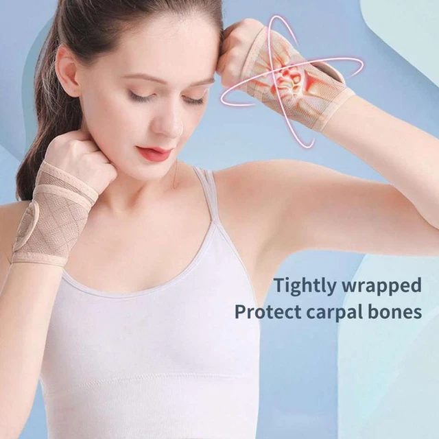 MAGNETIC WRIST GUARD BAND BRACE SUPPORT CARPAL TUNNEL RSI PAIN RELIEF GYM STRAP - Foto 13