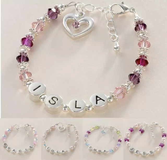 Girls Name Bracelets, Personalised Jewellery for Children! Any Child's Name