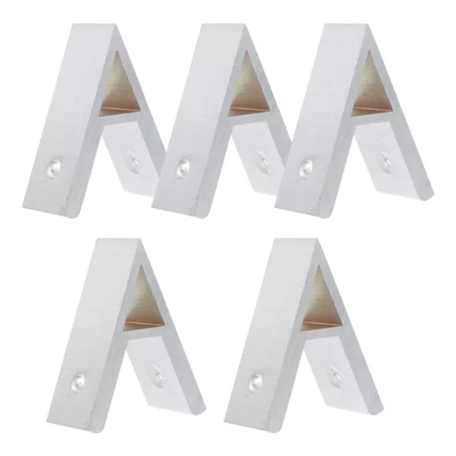 5 Pcs Fasteners 45 Degree Bracket Angle Code Aluminum Profile