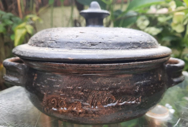 Coupe Céramique Signée Jean Marais - Émaillée Noire N°4Bis, Parfait état