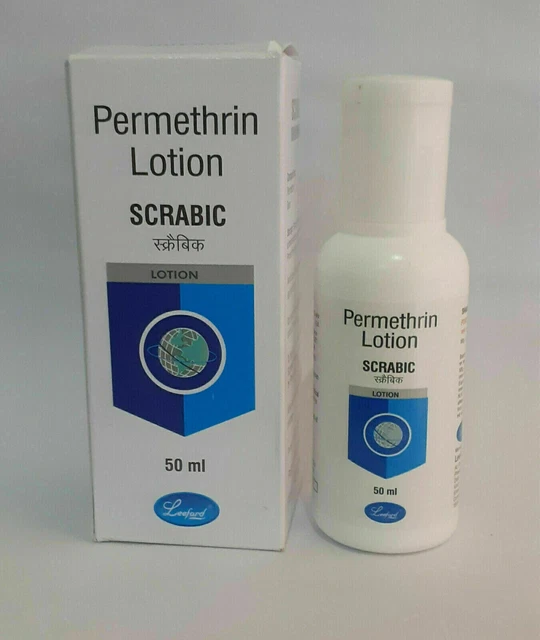 25 x Scrabic Permethin Lotion 50ML All Type Skin