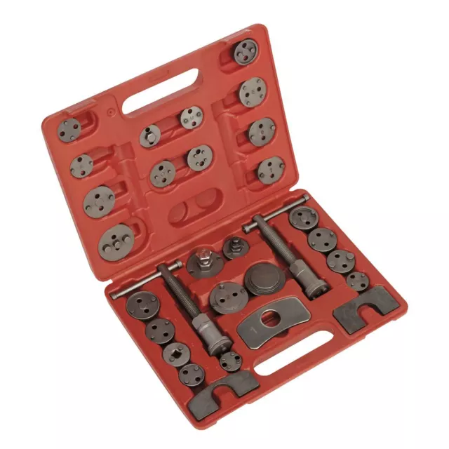 Sealey VS0285 Brake Piston Wind-Back Tool Kit 30 Piece