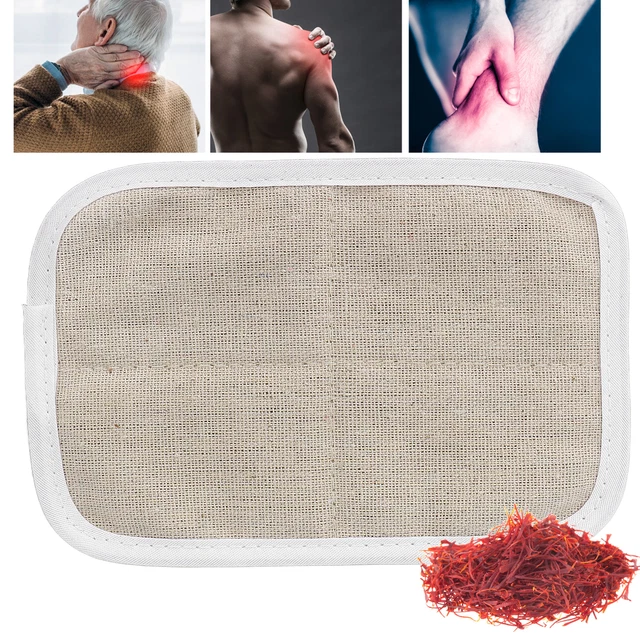 Tappetino di moxibustione a base di erbe zafferano isolamento termico patch traspirante per Hot Comp SDS