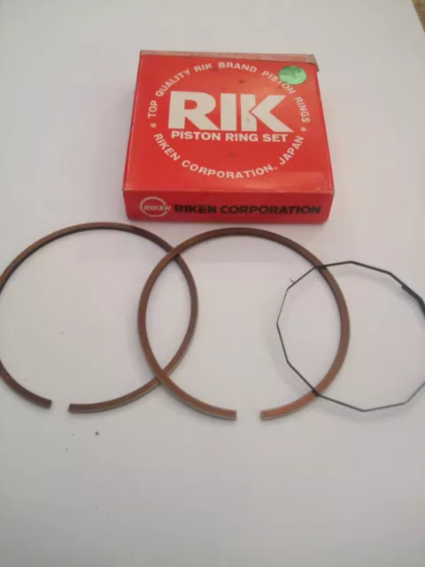 NOS Yamaha RD350LC 31K YPVS Standard Piston Rings , RIK Piston Rings Japan