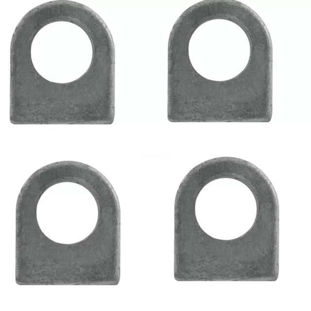 Brake Line Tab 5/8 Hole Chassis Mount Mounting Brakeline Tabs 4 Pack