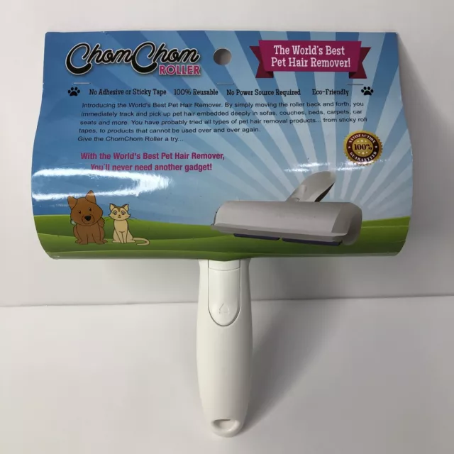 ChomChom Roller Dog Hair, Cat Hair, Pet Hair Remover Reusable New In Package