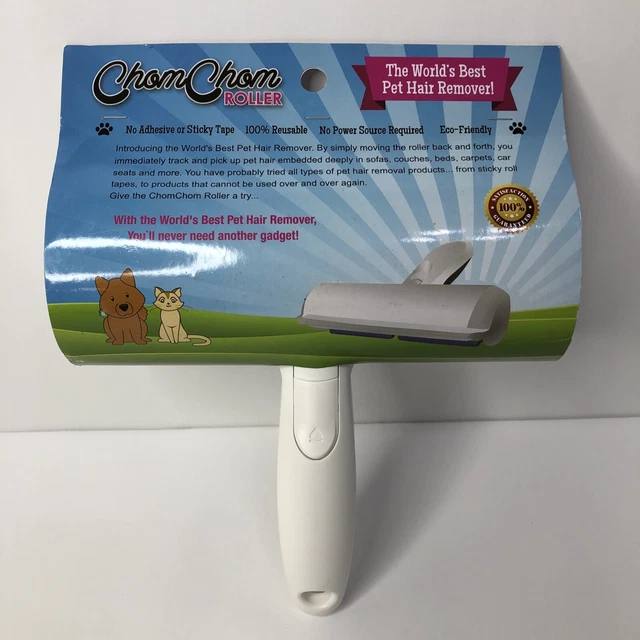 ChomChom Roller Dog Hair, Cat Hair, Pet Hair Remover Reusable New In Package