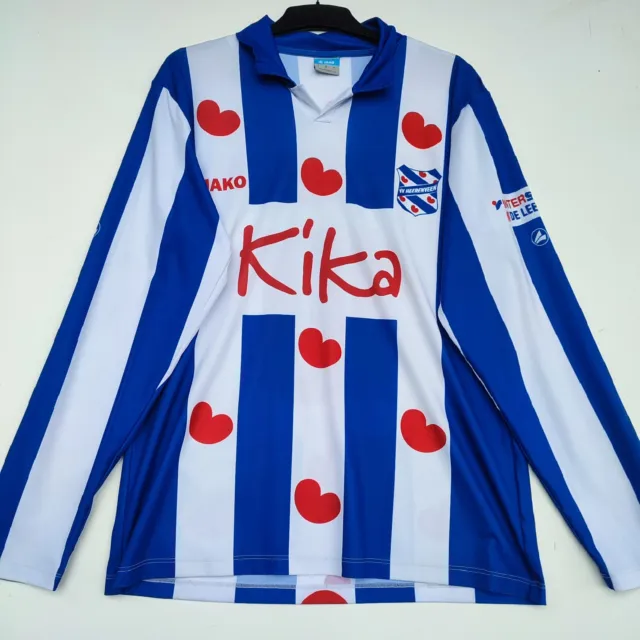 SC Heerenveen 2010 - 2011 Jako Home Football Shirt #10 | Men's Medium