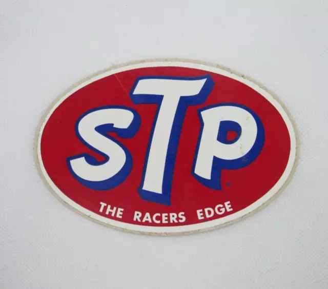 Vintage STP “The Racer’s Edge” Vinyl Sticker