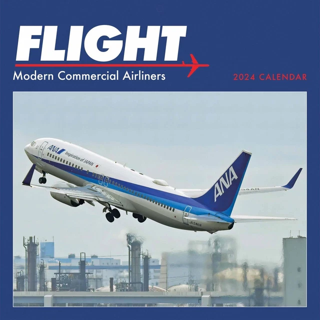 FLIGHT, MODERN COMMERCIAL Airliners Calendar 2025 Transport Month