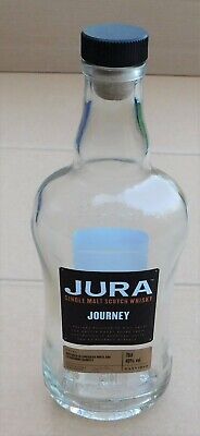 Jura Journey Scotch Whisky Cork Stopper Bottle. Empty, for lights etc. Mancave.