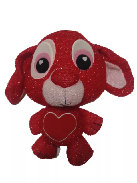 Peek-a-Boo Toys 11" Red Dog Plush Stuffed Animal Toy Valentines Day Christmas