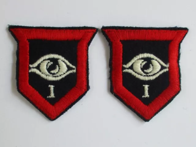 PAIR BRITISH ARMY:&1ST GUARDS ARMOURED BRIGADE PATCHES