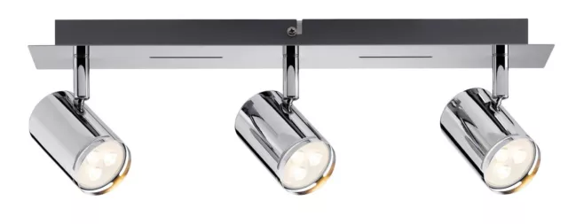 PAULMANN SPOTLIGHT GEORGIA Max 4x10W GU10 Nickel Brushed 230V Metal £20.88  - PicClick UK