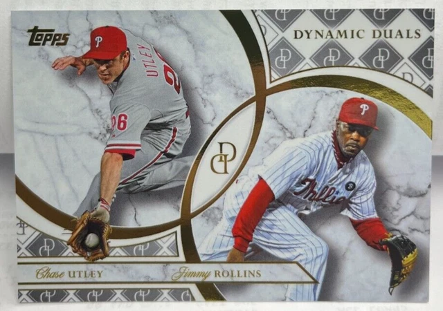 CHASE UTLEY/JIMMY ROLLINS 2024 Topps Dynamic Duals #22 - PHILADELPHIA ...