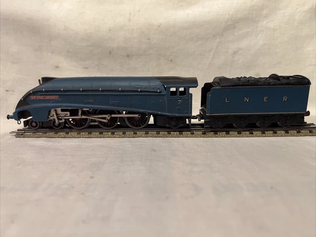 Hornby Dublo 3 Rail A4 Sir Nigel Gresley Loco & Tender Horseshoe Magnet Serviced 3