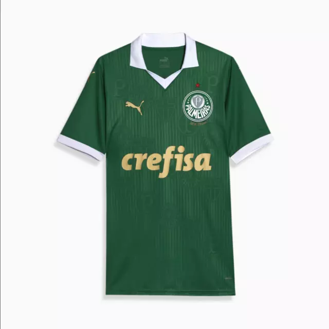 PALMEIRAS HOME SOCCER Football Jersey Shirt 2024 2025 Puma Brazil