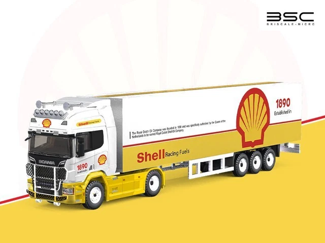 SCANIA CONTAINER TRUCK - Racing Team - SHELL - BSC 1:64 EUR 92,50 ...