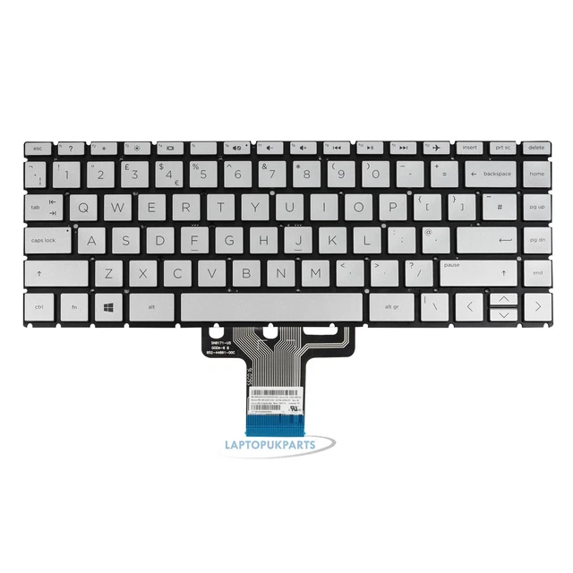 thumbnail image 2 of Replacement Laptop Keyboard For HP Pavilion 17 - QWERTY UK Layout, Black 2 of 6