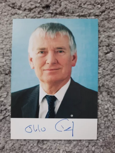 Otto Schily - SPD - AK Autogrammkarte - original signiert