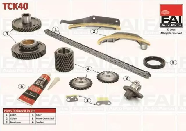 FAI AUTOPARTS Kit de chaîne de distribution Kit chaîne TCK40 supérieur