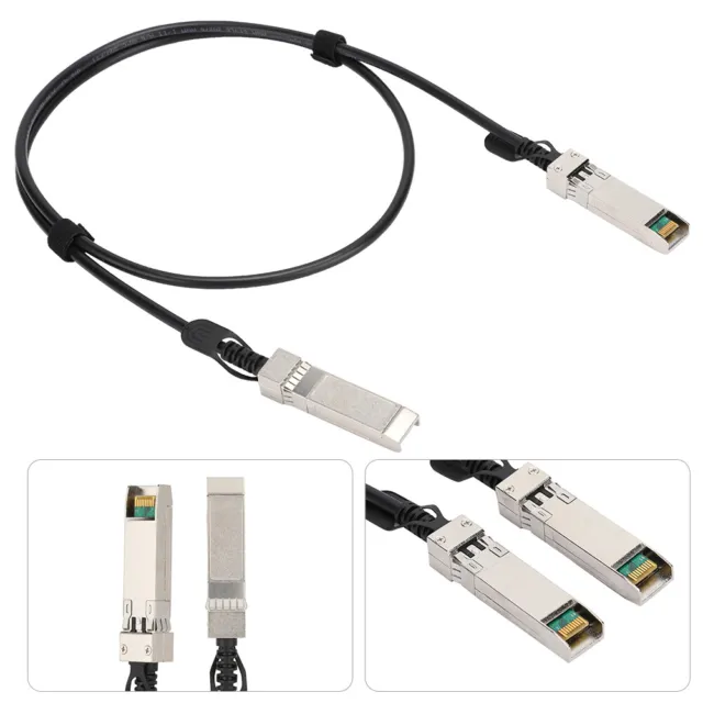 PVC SFP To SFP DAC 25Gbps Cable Black For Routers Firewalls Network Cards Tr 2BD