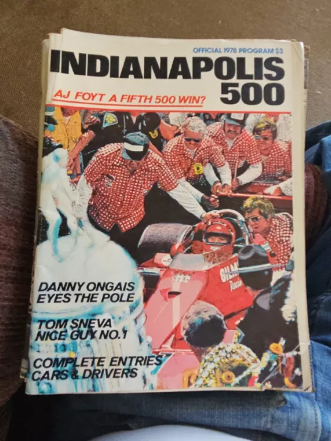 1978 INDIANAPOLIS MOTOR Speedway Indy 500 Program $9.99 - PicClick