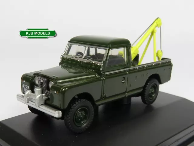 Bnib Oo Gauge Oxford 1:76 76Lan2009 Land Rover Series 2 Tow Truck Bronze Green