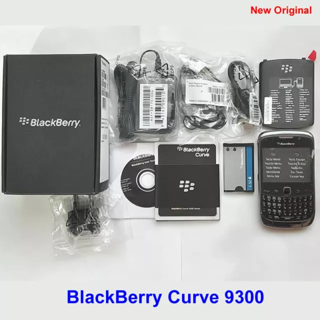 100% Genuine Original BlackBerry Curve 9300 2MP 3G Wi-Fi GPS Unlock Mobile Phone