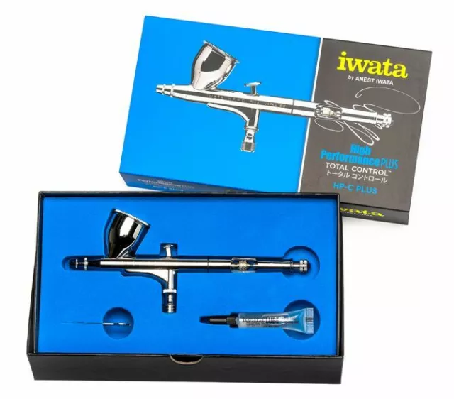 Iwata High Performance hp-C Plus (H4001) Gravity Feed Dual Action Airbrush