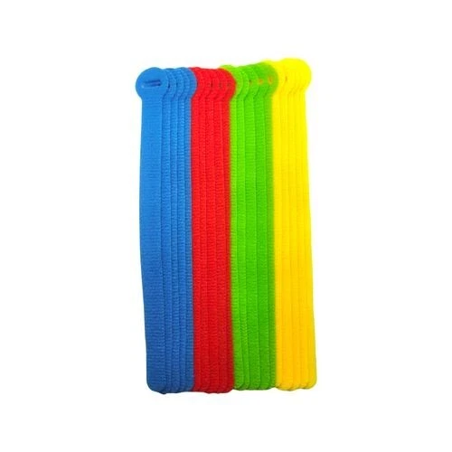 CordTech 200mm Reusable Hook And Loop Ties - 20 Pack - UK BRAND