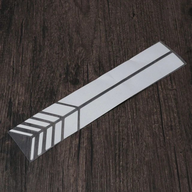 2 pz Adesivo Riflettente Auto Chic Unica Vista Specchio Decalcomania Righe Auto