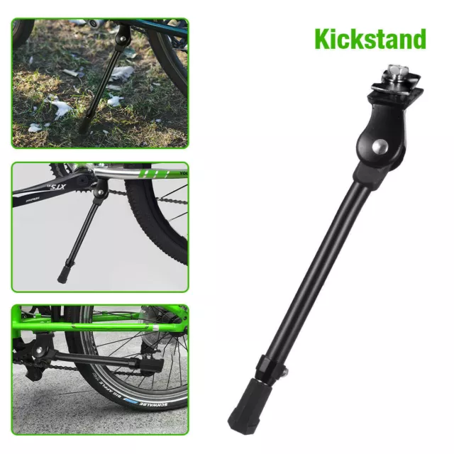 Bike Kick Stand Cycle Adjustable Alloy Foot Heavy Duty Prop Bicycle Mountains UK