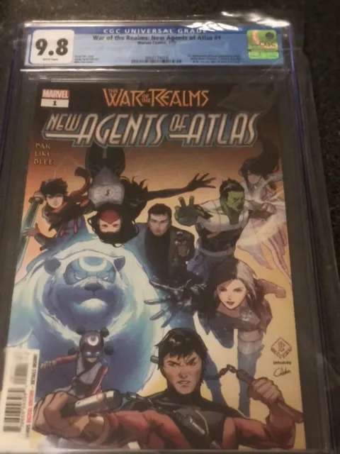War Of The Realms: New Agents Of Atlas #1 Cgc 9.8