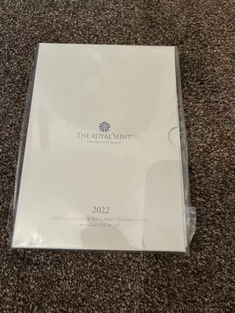 2022 UK Annual Coin Set Royal Mint BU Sealed Pack 13 Coins Jubilee Commemorative