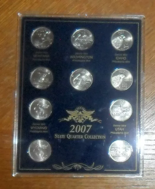 JB RFM 74687 2007 State Quarters Collection with box and original packaging 3