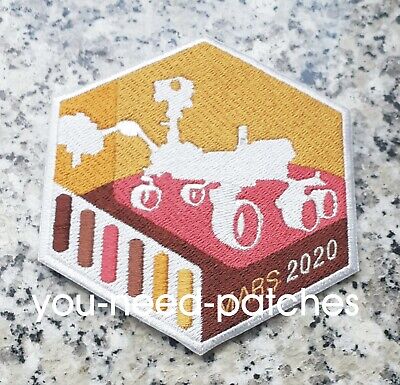 8.9cm JPL Nasa Jpl Officiel Mission Patch Mars 2020 Perseverance Rover 