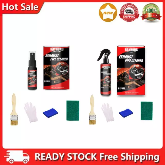 Multi-Purpose Metal Surface Derusting Spray Auto Car Exhaust Pipe Cleaner Kits