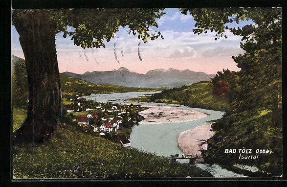 AK Bad Tölz /Obbay., Isartal 1930
