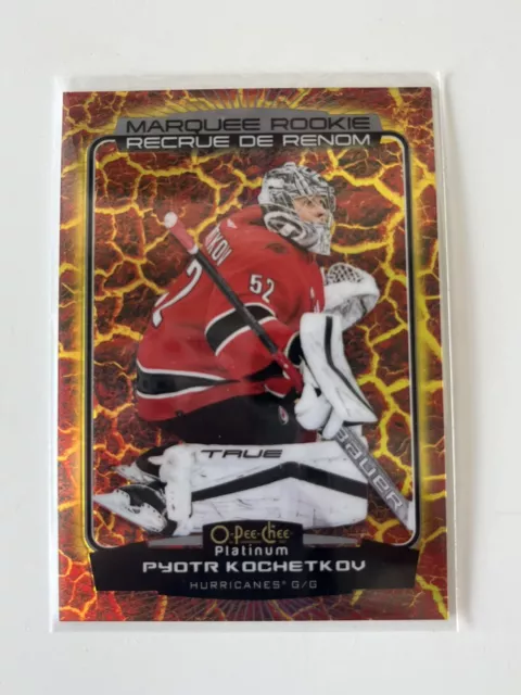 2022-2023 OPC Platinum Pyotr Kochetkov Rookie Hot Magma 121/499 - Hurricanes