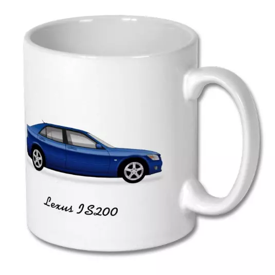 MUG - LEXUS IS200  -- Double Sided Car Art Coffee Mug Tea Cup