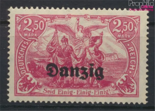 Briefmarken Danzig 1920 Mi 12b mit Falz (9959062