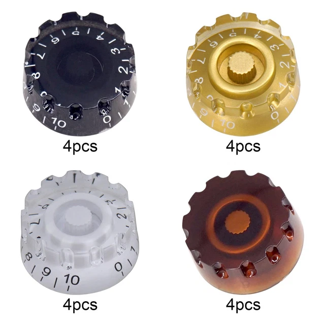4x boutons de contrôle de vitesse, boutons de style  de contrôle de tonalité