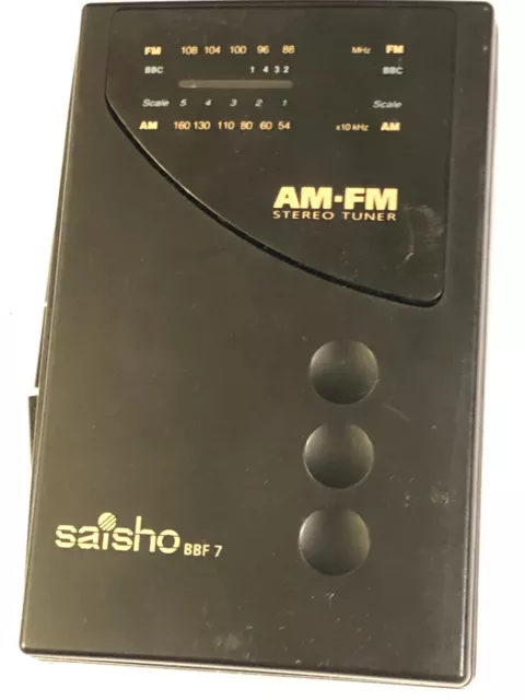 Saisho Bbf7 Personal Stereo Am/Fm Radio Cassette Tape Player Walkman