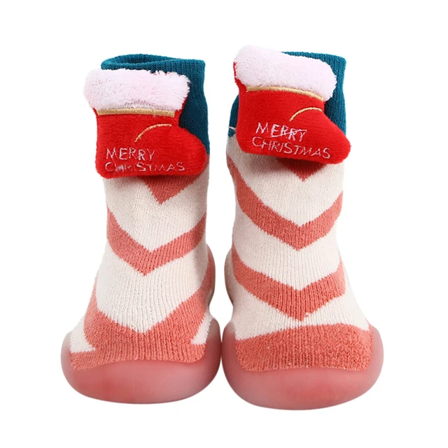 Pantofole antiscivolo bambini bambina ragazzi bambini scarpe calze inverno calde 3