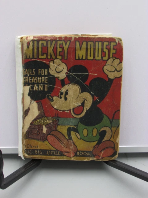 1933 MICKEY MOUSE SAILS FOR TREASURE ISLAND BY WALT DISNEY 1ST ED bk7270
