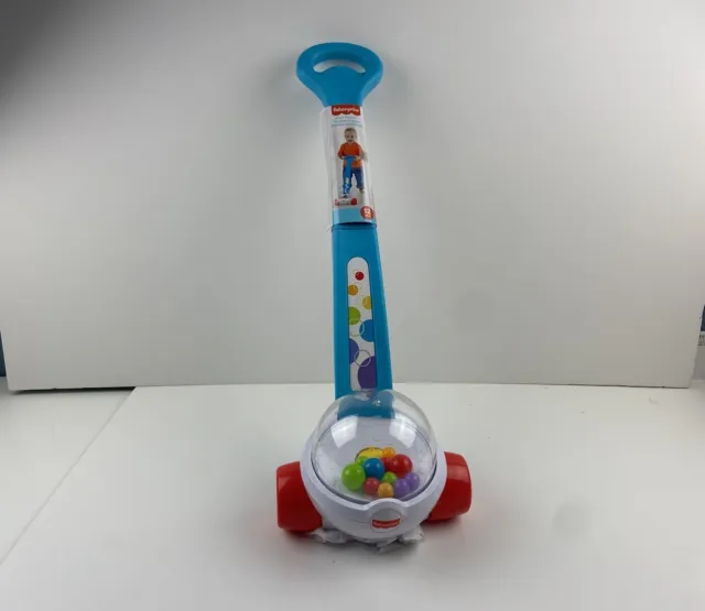 Fisher-Price Corn Popper Baby to Toddler Push Toy with Ball-Popping Action