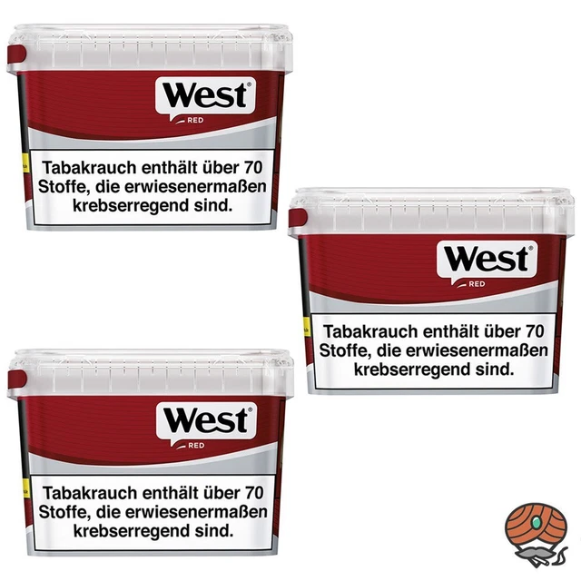 Volumentabak Giga Box West Red Tabak Giga Box – 2x 170g Volumentabak Inkl. Hülsen & Feuerzeuge Sturmfeuerzeug Amazon